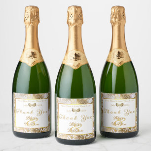 Casamento Elegante Monstera Dourado Ouro