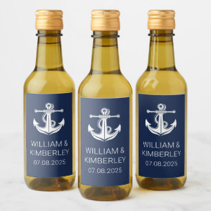 Casamento Elegante Náutico Azul-Marinho Anchor
