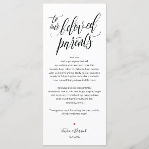 Casamento Elegante Obrigado Colocar Cartão