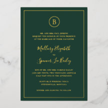 Casamento Elegante Verde Florestal Tradicional