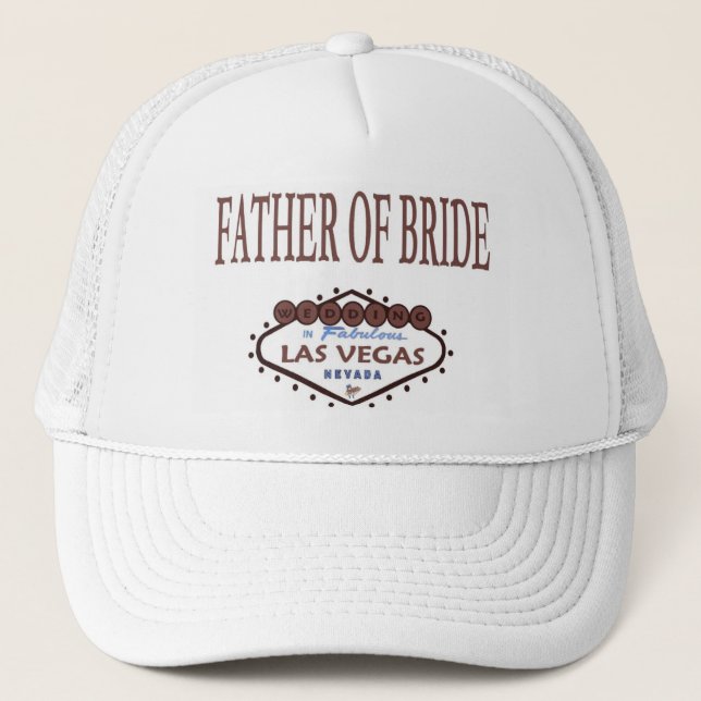 CASAMENTO EM Las Vegas Pai da Noiva Boné (Frente)