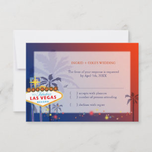 Casamento em Las Vegas RSVP de Nevada