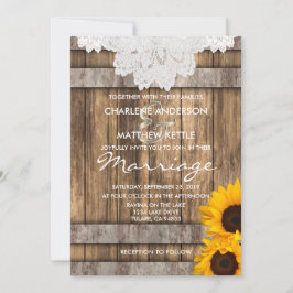 Casamento em um Convite Russo à Madeira e Lace