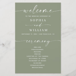 Casamento em Verde Sage Poeirento | Programa Inspi