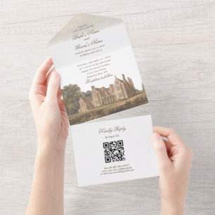 Casamento em Villa Château Manor Inglês Antigo