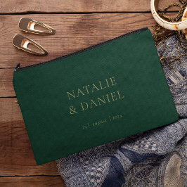 Casamento Emerald Green e Chic Dourada