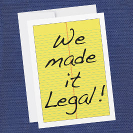 Casamento Engraçado Fizemos Convite Legal