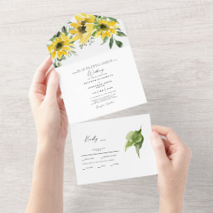Casamento entre pais de girassol Eucalyptus Bride