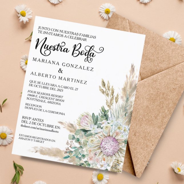 Casamento Espanhol Nosso Casamento RSVP Orçamento  (Criador carregado)