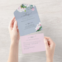 Casamento Eucalyptus Azul e Magnolias Rosa 3in1