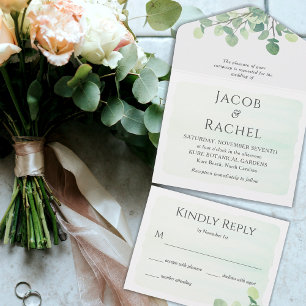Casamento Eucalyptus Greenery Watercolor