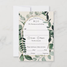 Casamento Exterior Botânico, Carro de RSVP Beige G