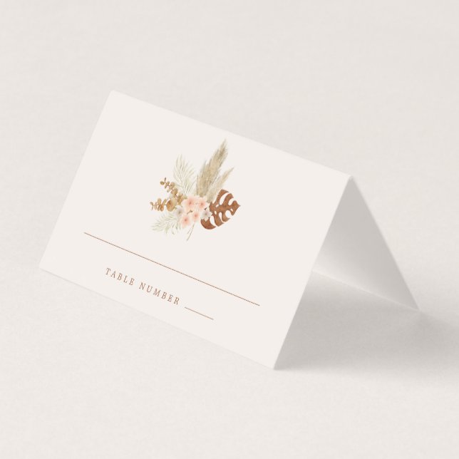 Casamento Exterior Rustic Flowers Boho (Verso)