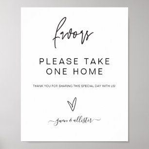 Casamento Favorece Poster de Recepção de Mesa