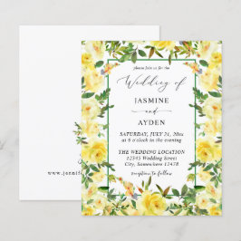 Casamento Floral Amarelo V3