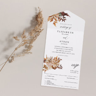 Casamento Floral Beige Fall