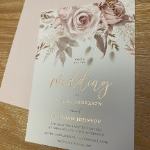 Casamento Floral Beijo de Rosa Dourada Divino