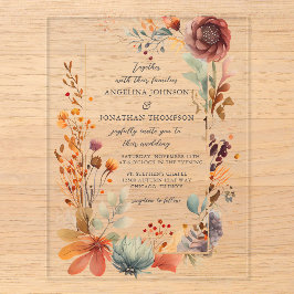 Casamento Floral Boho Outono Vintage