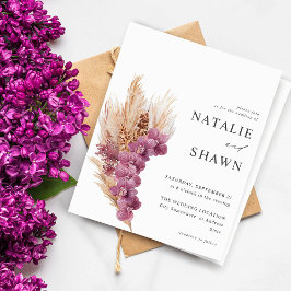 Casamento Floral Boho Púrpura do Orçamento