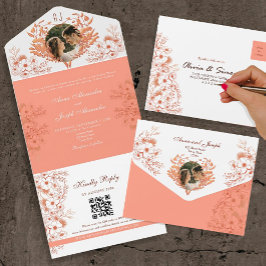 Casamento Floral Boho Rústico Coral
