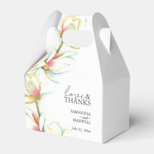 Casamento Floral Branco Caixas Favoráveis Personal