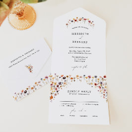 Casamento Floral Colorido Simples