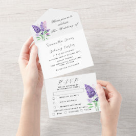 Casamento Floral com Lilás Botânico Roxo