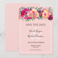 Casamento Floral Cor-de-Água Rosa