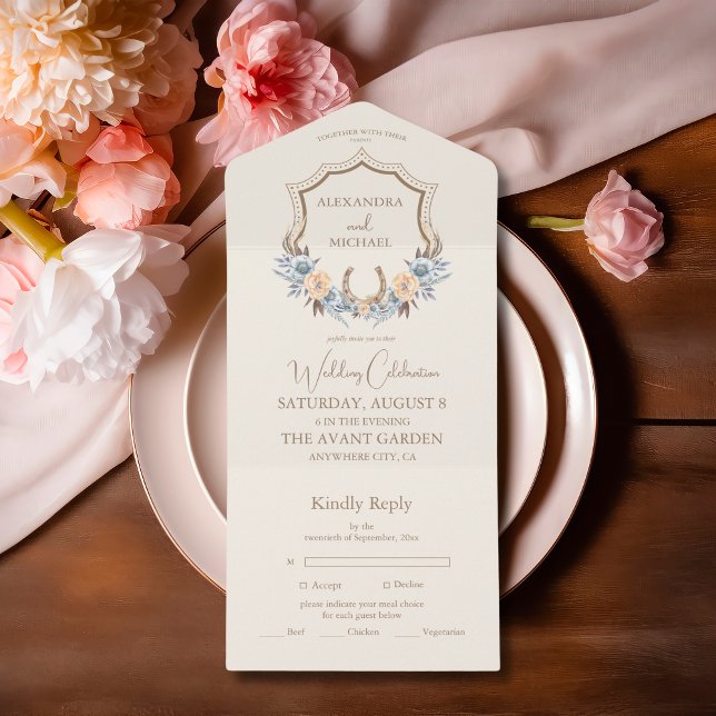 Casamento Floral da Boêmia Ocidental do Crest (Criador carregado)