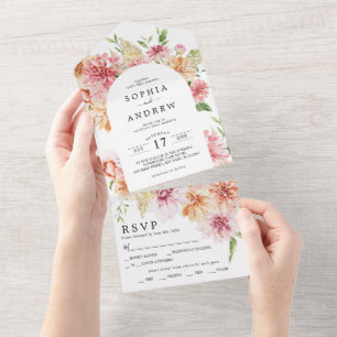 Casamento Floral das Flores Rosa e Coral