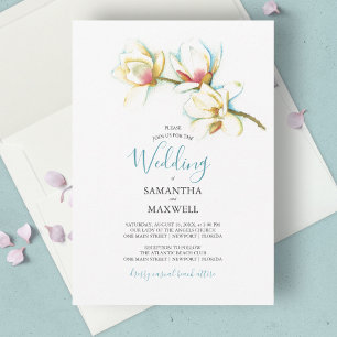 Casamento Floral das Magnolias Brancas Modernas El