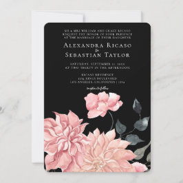 Casamento Floral de Aquarela Elegante