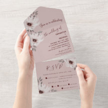Casamento Floral de Aquarela Elegante e Romântica