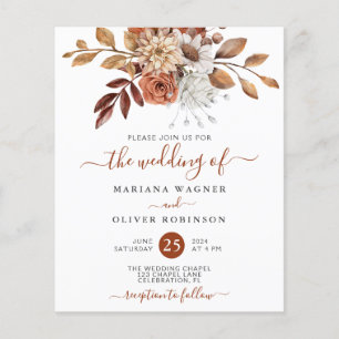 Casamento Floral de Cores de Água de Queda de Orça