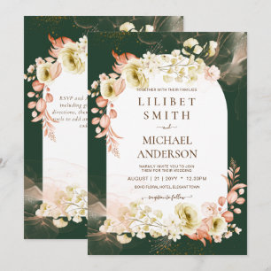 Casamento Floral de Emerald Green Boho