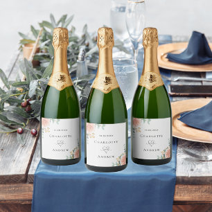 casamento floral de eucalipto verde rosa