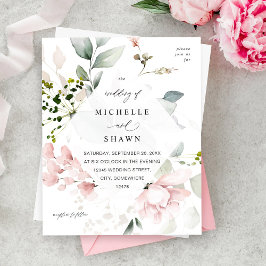 Casamento Floral de Eucalyptus e Cor Rosa-de-Esmag