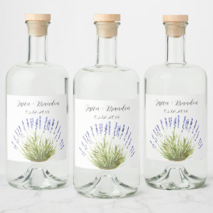Casamento Floral de Flor de lavanda Purple Waterco