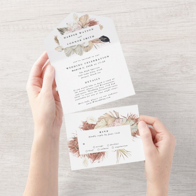 Casamento Floral de Grass Grass, Premium Wreath Pa (Tearaway)