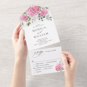Casamento Floral de Hydrangea, Cor de Água Elegant