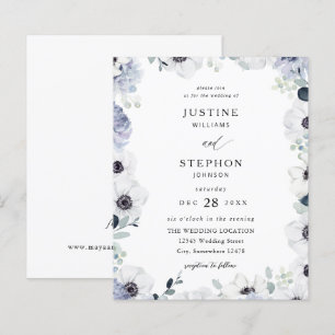 Casamento Floral De Inverno De Eucalyptus E Anemon