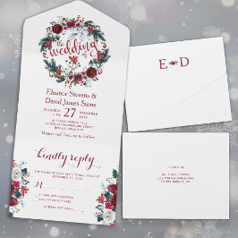 Casamento floral de inverno russo RSVP