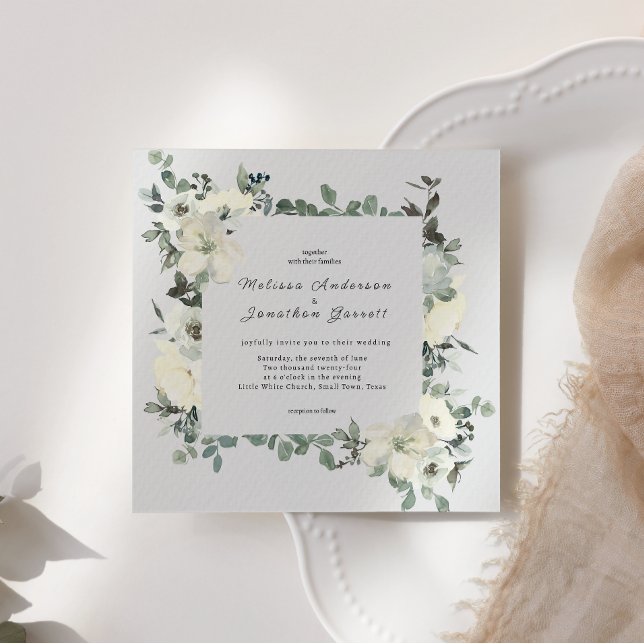 Casamento Floral de Ivory White Roses (Criador carregado)