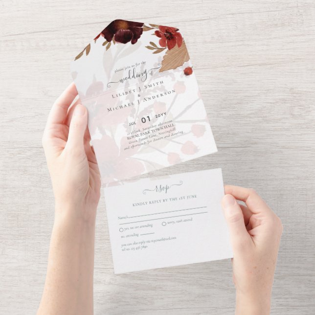 Casamento Floral de Laranja Queda Laranja no Orçam (Aba destacável)