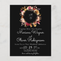 Casamento Floral de Outono Romântico com Orçamento