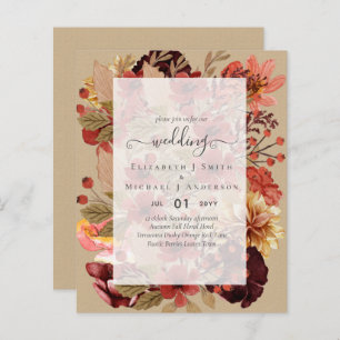 Casamento Floral de Queda - Orçamento Laranja Borg