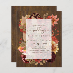 Casamento Floral de Queda - Orçamento Laranja Borg