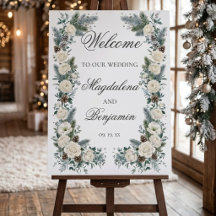 Casamento Floral de Rosas Brancas com Verde de Inv