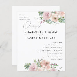 Casamento Floral e Suculento - Cor-de-Rosa-Esbranq