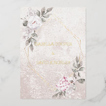 Casamento Floral Elegante | Convite à apresentação